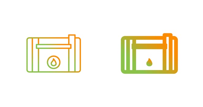 Oil Heater Vector Icon