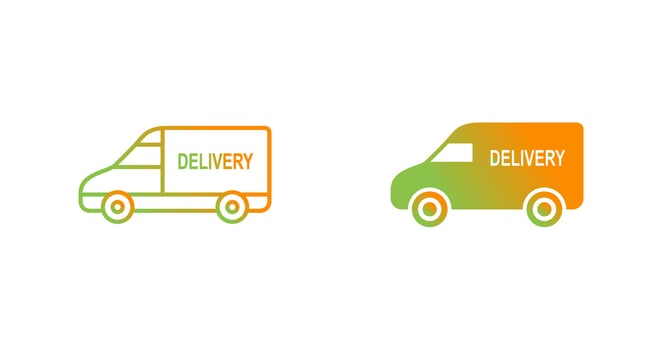 Delivery Car Vector Icon