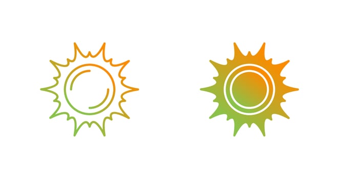 Sun Vector Icon