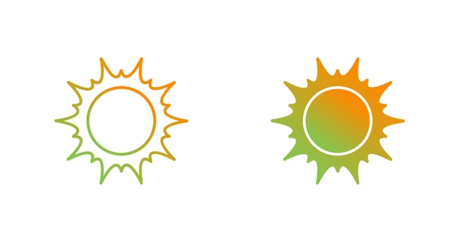 Sun Vector Icon