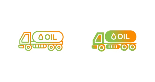 Tank Truck Vector Icon