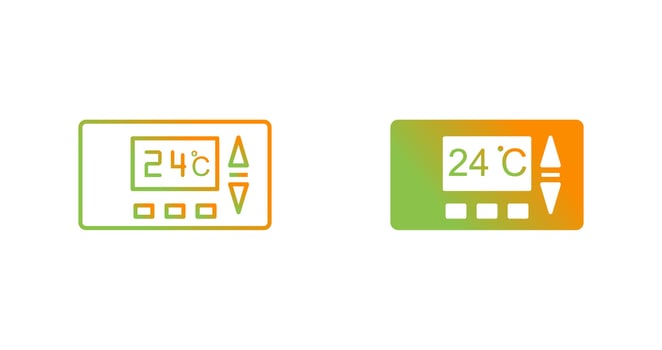 Thermostat Vector Icon