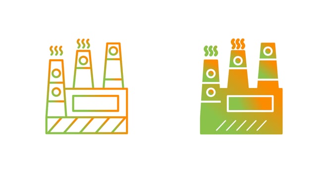 Factory Vector Icon