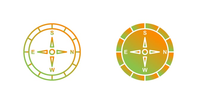 Compass Vector Icon
