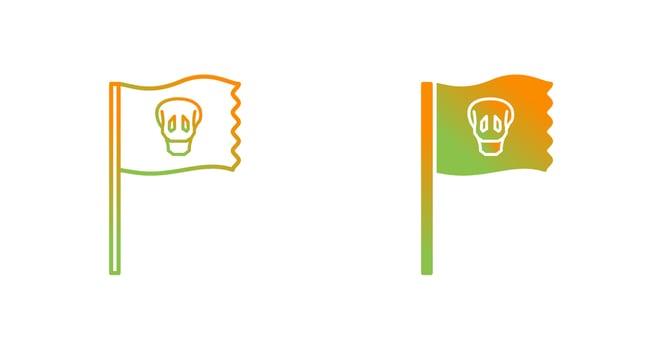 Pirate Flag Vector Icon