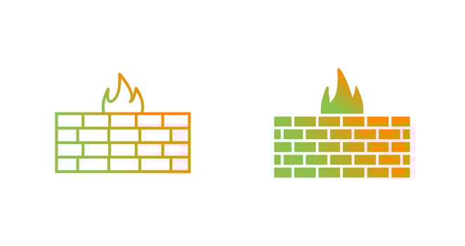 Firewall Vector Icon