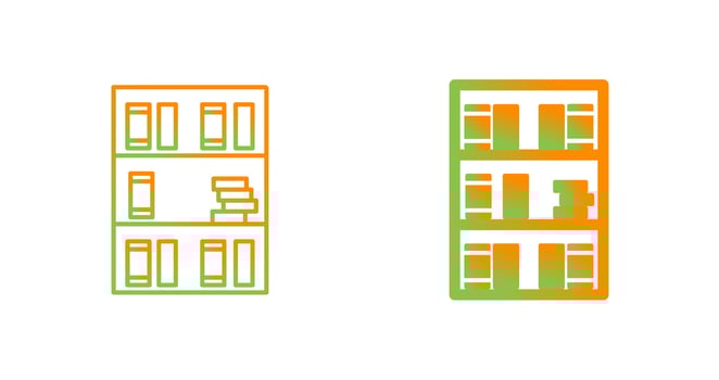 Television Set with Vector Icon