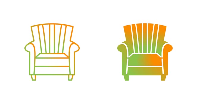 Double Sofa Vector Icon