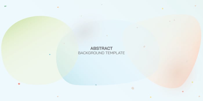 Abstract colorful watercolor freeform and childish style illustration. Minimalistic pastel elements hand drawn vector illustration.