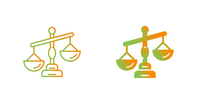 Inequality Vector Icon
