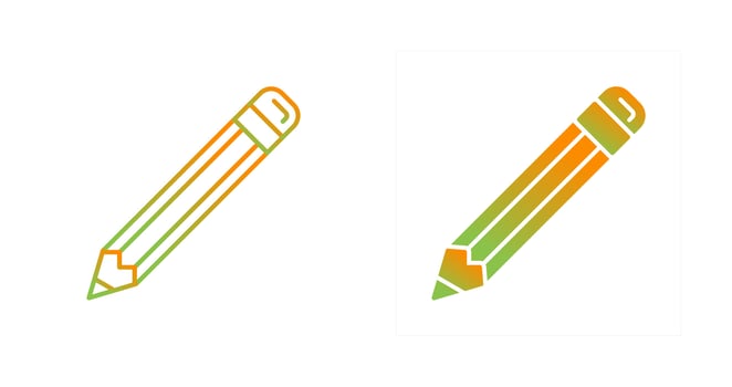 Pencil Vector Icon
