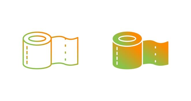 Toilet Paper Vector Icon