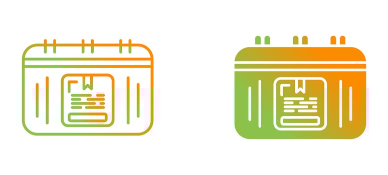 Event Logistics Vector Icon