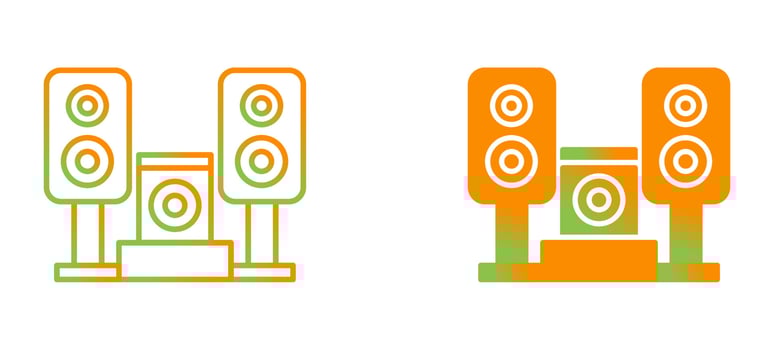 Music System Vector Icon
