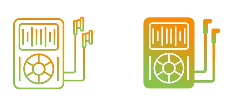Mp3 Player Vector Icon