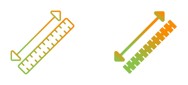 Measuring Tape Vector Icon
