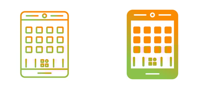 Mobiles App Vector Icon