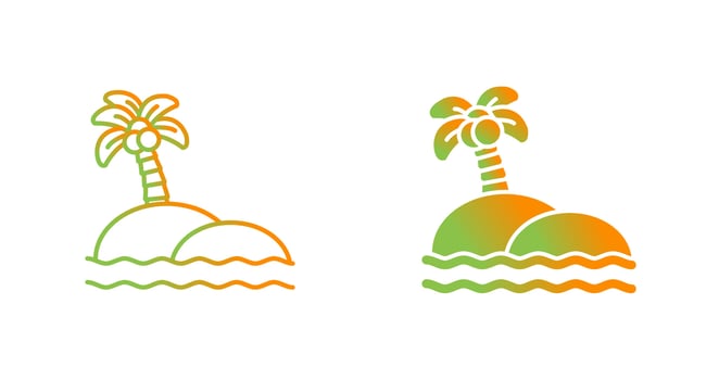 Island Vector Icon