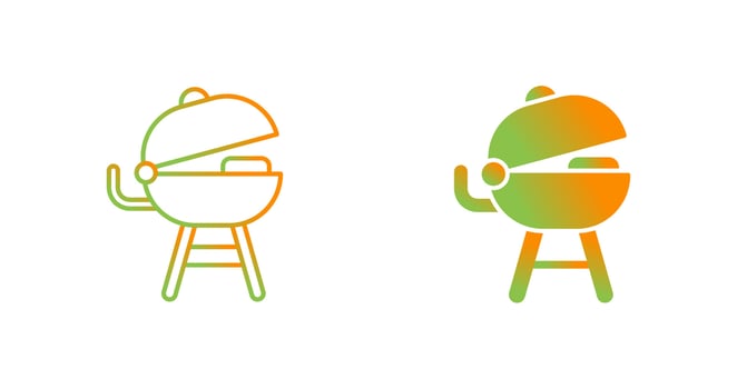 Grilled Vector Icon