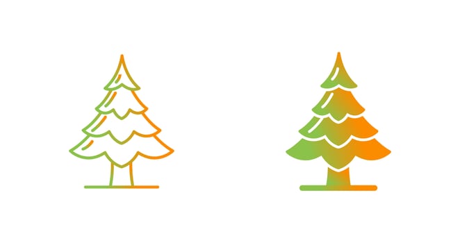 Pine Tree Vector Icon