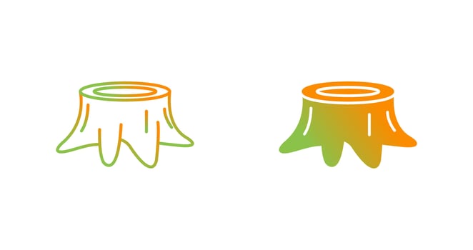 Stump Vector Icon