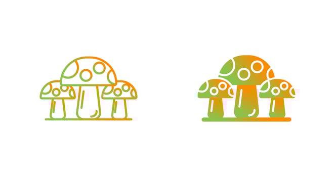 Mushroom Vector Icon