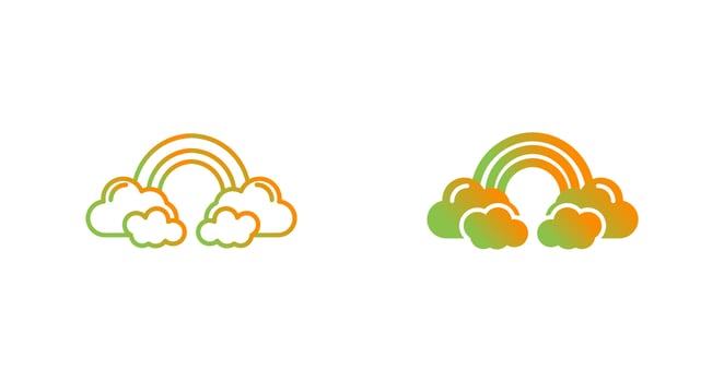 Rainbow Vector Icon
