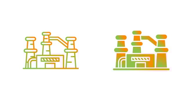 Factory Vector Icon