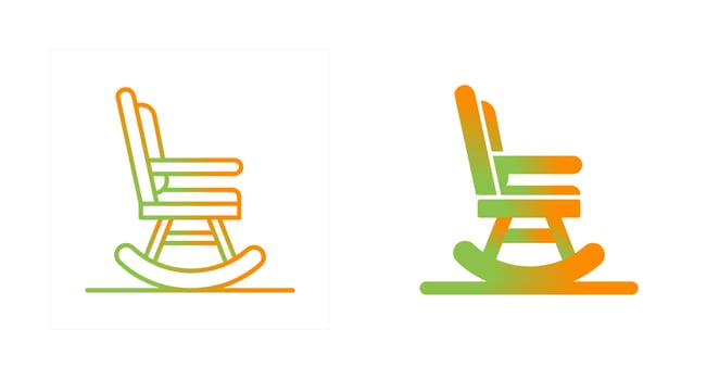 Rocking Chair Vector Icon