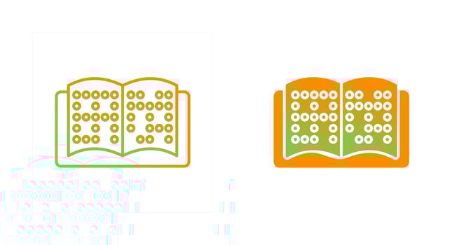Braille Vector Icon