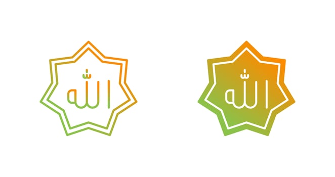 Allah Vector Icon