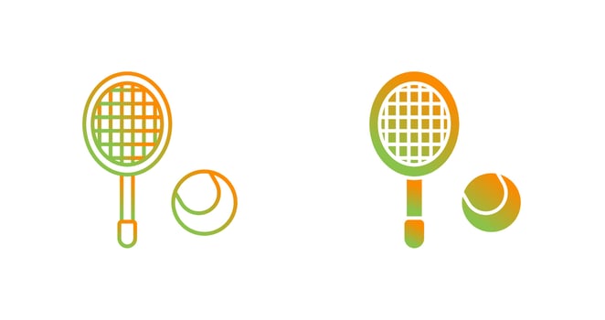 Tennis Vector Icon