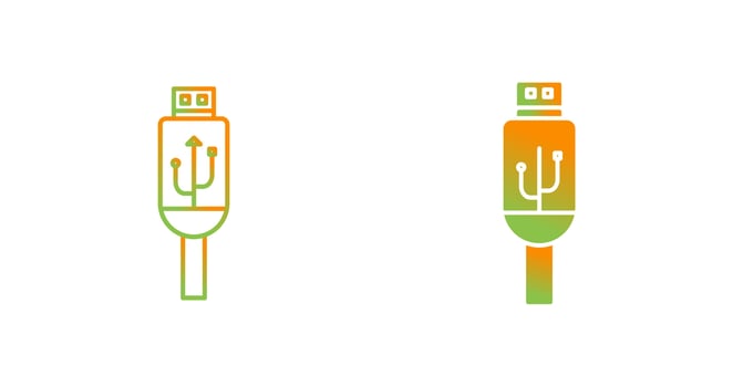 Usb Cable Vector Icon