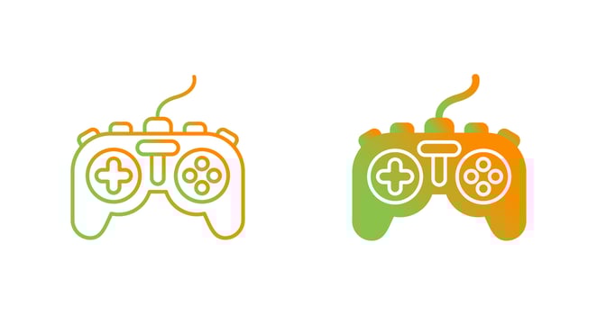 Video Console Vector Icon