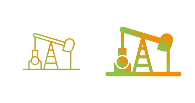 Oil Pump Vector Icon