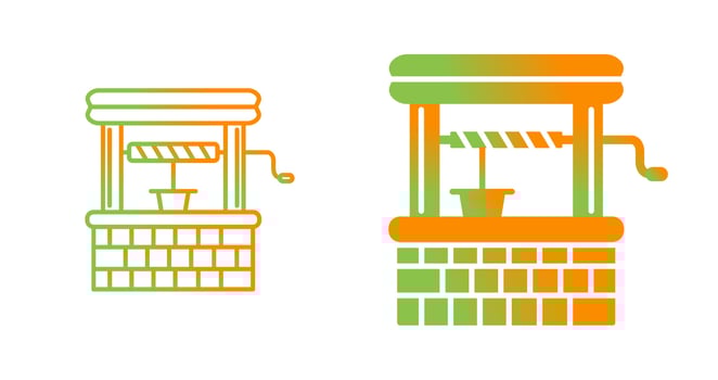 Water Well Vector Icon