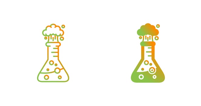 Lab Explosion Vector Icon