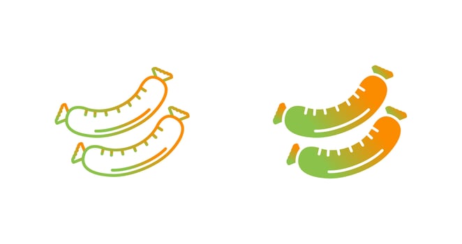 Sausage Vector Icon