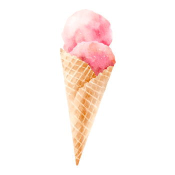 strawberry ice cream png