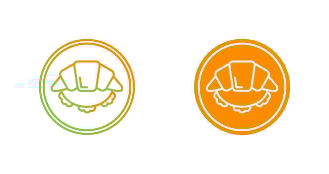 Croissant Vector Icon