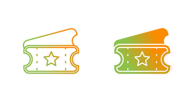 Ticket Vector Icon