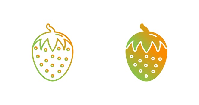 Strawberry Vector Icon
