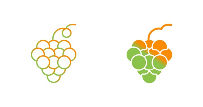 Grapes Vector Icon