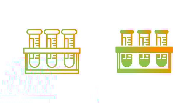 Test Tubes Vector Icon