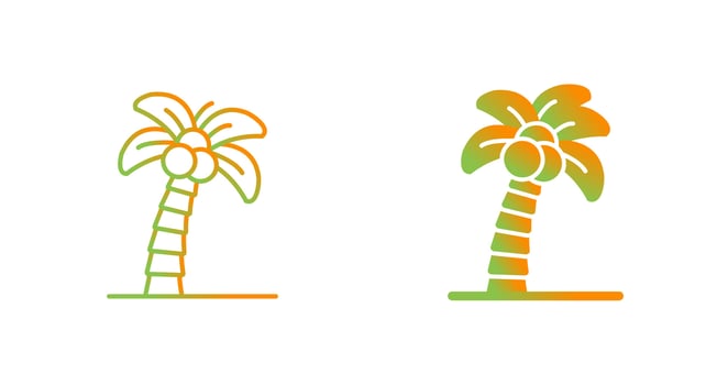 Palm Tree Vector Icon