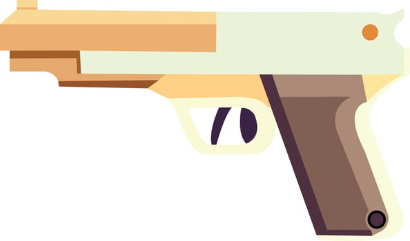 cartoon gun free illustration icon vector