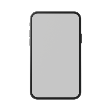 Blank screen phone png