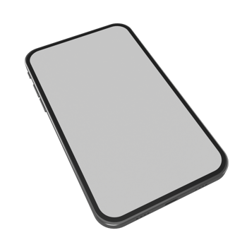 Blank screen phone png
