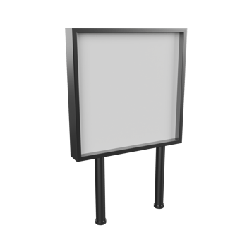 blank billboard. 3d render png