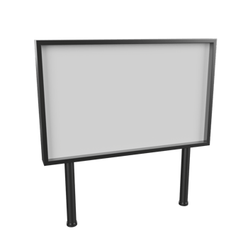blank billboard. 3d render png